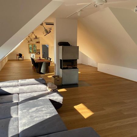 Salzburg-Loft Im Stadtteil Leopoldskron-Moos 120Qm Mit Balkon & Untersbergblick Exterior foto
